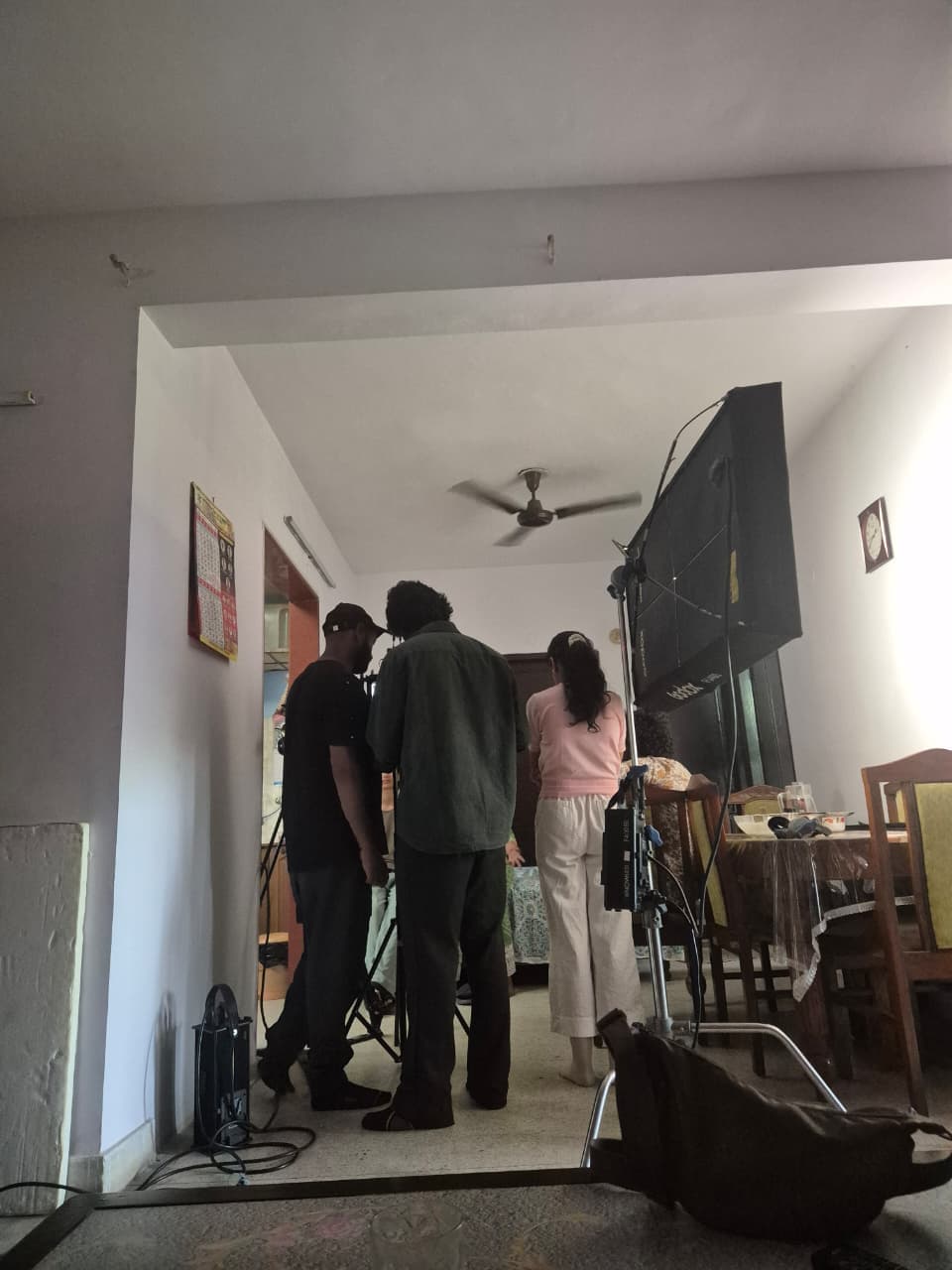 Behind the scenes